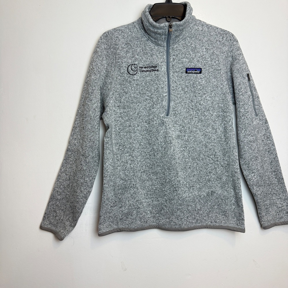 Patagonia Better Sweater Womens birch white Medium NWT (LOGO)